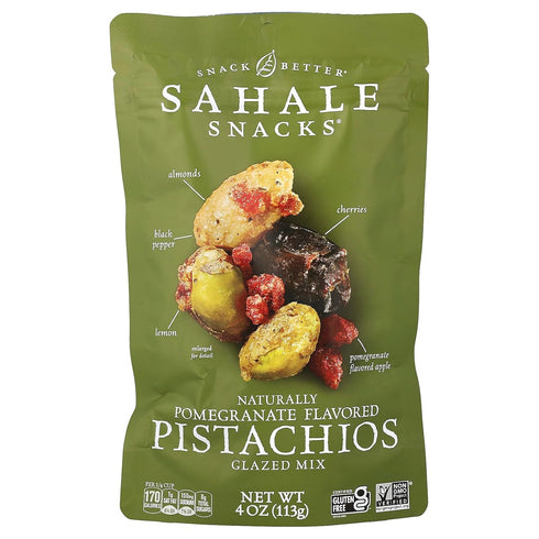 Sahale Snacks Pomegranate Flavored Pistachios, Glazed Mix, 4 Oz