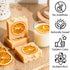 150G/5.3OZ (35-45Slices) packaged, Dried Orange Slices, Dehydrated Orange Slices, Individually NO Additives Dry Orang-e