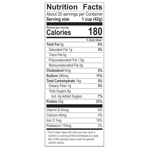 30 oz (1 Count) Premier Protein Mixed Berry Almond Breakfast Cereal, High-Protein Crunch with Real Fruit and Nuts, Bag