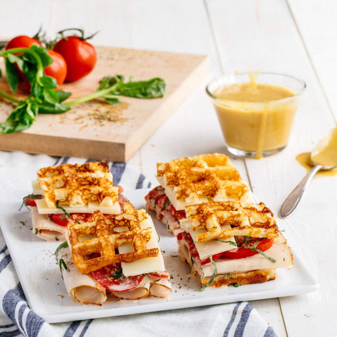 11g 13.5 oz Heavenly Waffles Mix, Chocolate Espresso, Protein, Yogurt Based, Healthy and Nutritiously Balanced