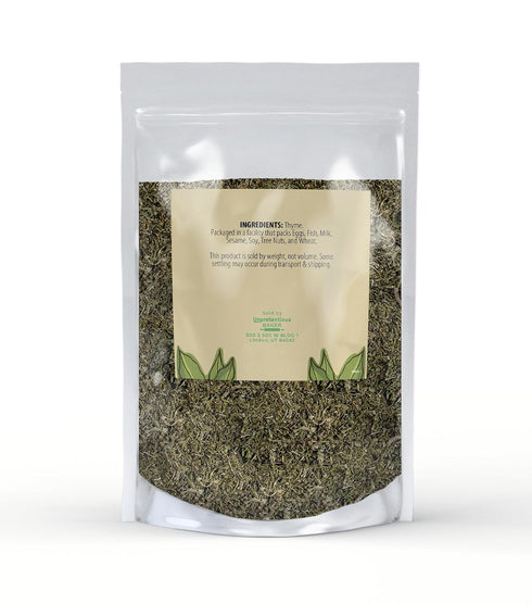 8 oz, Unpretentious Thyme Leaves, Fancy Cut, Traditional Seasoning
