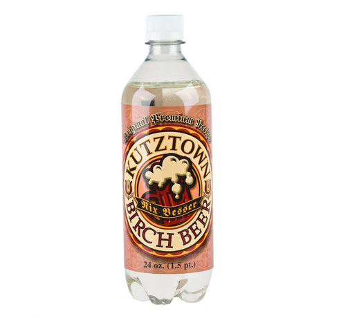 AmishTastes Kutztown "Nix Besser" White Birch Beer, Favorite Amish Drink, 24 Oz. Bottles
