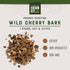 1 lb Wild Cherry Bark, by Herb Co, Black Cherry, Mountain Black, Choke, Used to Make Teas & Syrups, Cut & Sifted