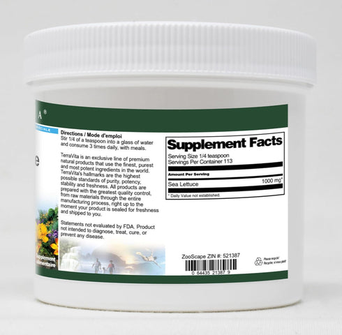 Terravita (4 oz, 521387) Sea Lettuce Powder ZIN: