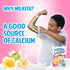 Milkita Creamy Shake Candy Bag - Gluten Free Chewy Candies with Calcium, 25 Pcs (Banana, Honeydew, Mango)
