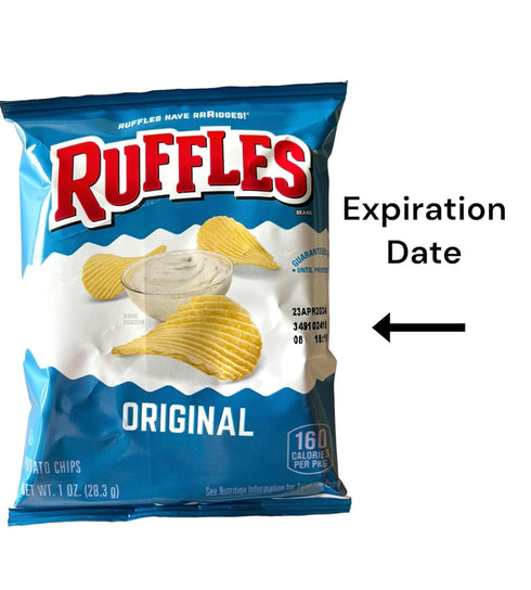 QT LIMITED 1oz, 10 Count Ruffles Original Potato Chips
