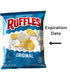 QT LIMITED 1oz, 10 Count Ruffles Original Potato Chips