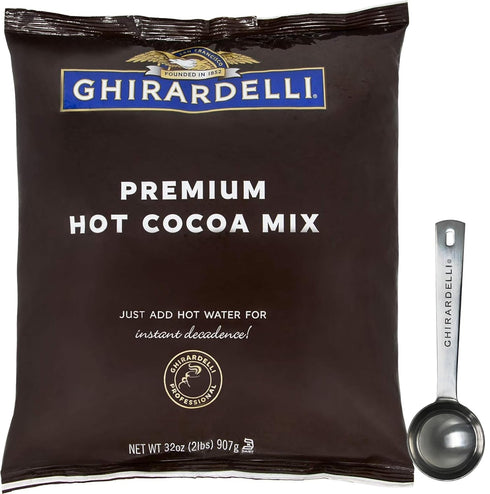 Ghirardelli Chocolate - Premium Hot Cocoa 2 lb pouch with Ghirardelli Stamped