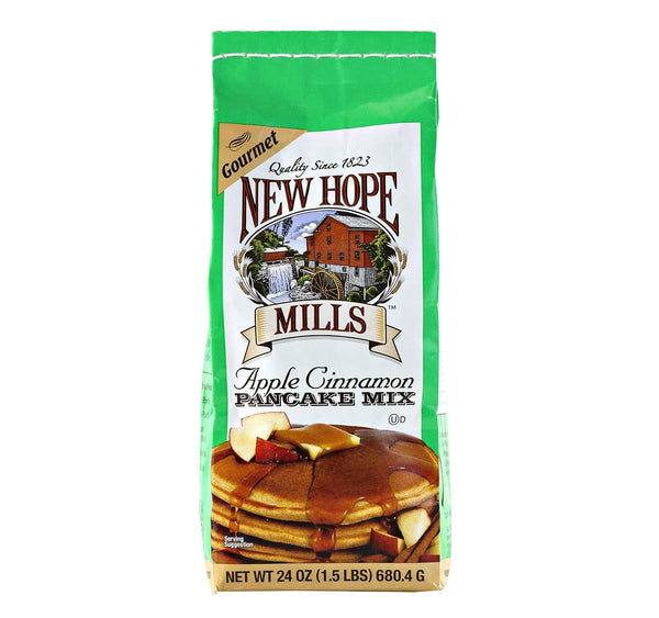 New Hope Mills Flavored Pancake Mix- Two 24 oz. Bags- Your Choice