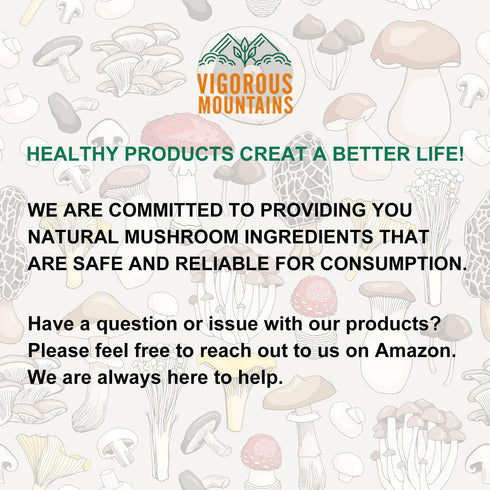 (3Ounces) VIGOROUS MOUNTAINS Dried Porcini Mushrooms