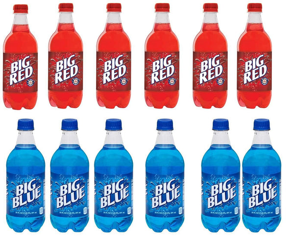 Generic Big Red Big Blue 20 oz Variety Pack of 12