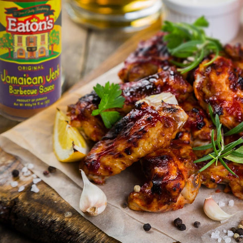 Eaton's Jerk BBQ Sauce - Jamaican Barbecue Sauce, Perfect as Meat Rubs, Seasonings, Marinade for BBQ, Smoked Meat