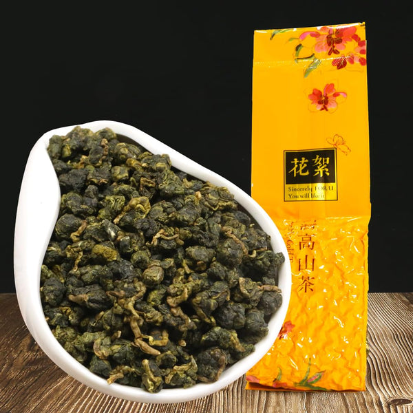 FullChea - Gaoshan Oolong Tea Loose Leaf, Formosa Oolong - Taiwan High Mountain Health Tea 5.29oz / 150g