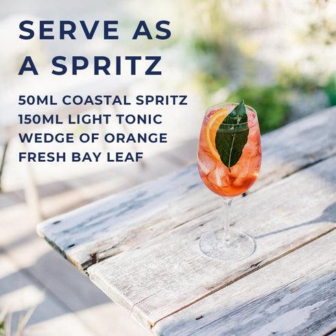 70cl Pentire Coastal Spritz - Botanical Alcohol Free Aperitif - Distilled from Native Cornish Plants - No Added Sugar