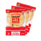 Joseph's Pita Bread Reduced Carb 3-Pack, Flax Oat Bran and Whole Wheat,