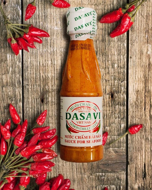 Dakoli Vietnam 9.2 oz Dasavi Sauce, Vietnamese Sauce For Seafoood | Lemon Red Chilli Sauce for Seafood |The Best