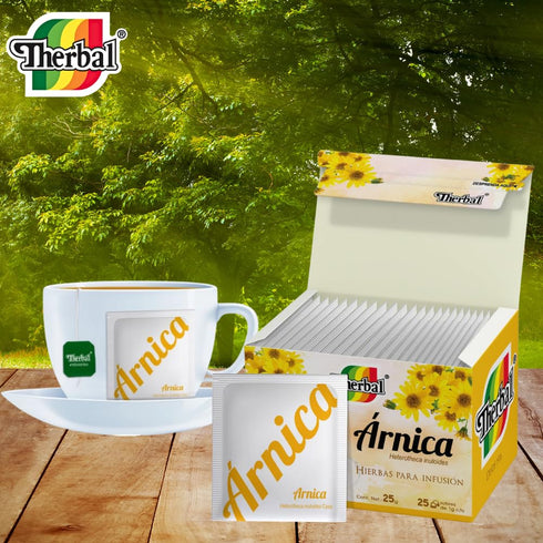 25 100% Therbal rnica Herbal Tea Tea Bags Natural Infusion Caffeine-Free Heterotheca Inuloides Aromatic Herbal Blend
