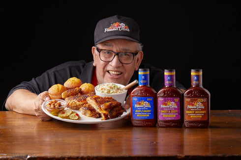 2 (40 oz.) Famous Dave's - pck, Sweet & Zesty BBQ Sauce