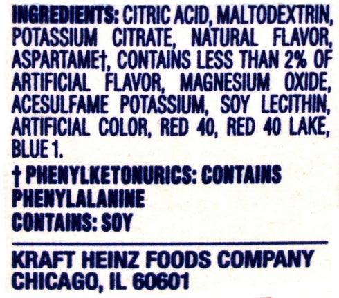 6 Count (Pack 3) Crystal Light Strawberry Orange Banana