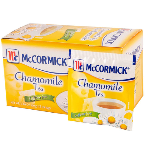 25 Count 1.06 oz McCormick Caffeine Free Chamomile Tea Bags