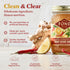 Slow-Simmered 14 oz (4-Pack) FOND Regenerative Grass Fed Beef Bone Broth Infused with Organic Ginger & Cayenne Beef