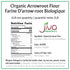 2 Jiva Organics Organic Arrowroot Flour (Powder) Pound Bag - Raw, Non-GMO, Gluten Free