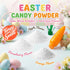 24 Rimming, Pk Carrot-Shaped Powder Candy, Apple, Orange & Strawberry Flavor Candy Powder for Dipping with Lollipops
