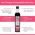 100% 16.9 Oz (pack 1) De La Rosa Organic Pomegranate Vinegar, Pure & Unfiltered, Vegan, Gluten Free & Kosher, Great