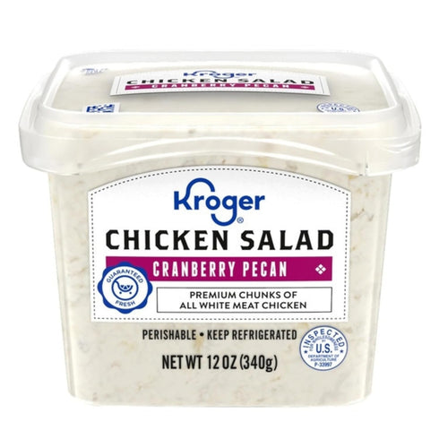 Generic Cranberry Pecan Chicken Salad, Gourmet Deli Style, Sweet & Savory Blend with