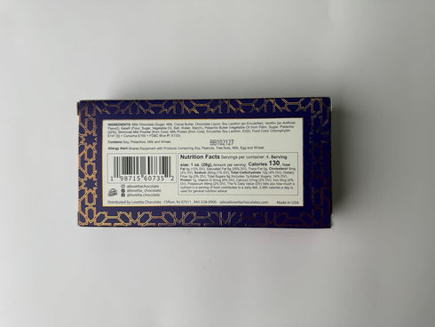 Lovetta Chocolate (1 Pack) Lovetta Dubai Chocolate Bar Pistachio Knafeh - Luxury Rich Milk Chocolate, Individually