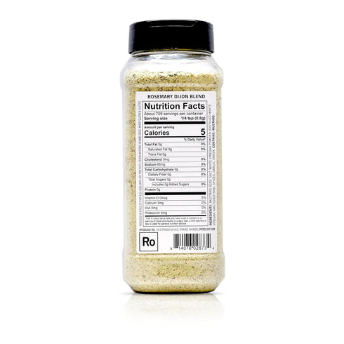 20 oz Spiceology - Rosemary Dijon Spice Blend - All-Purpose Rubs, Spices and Seasonings - Use on: Dressings, Sauces