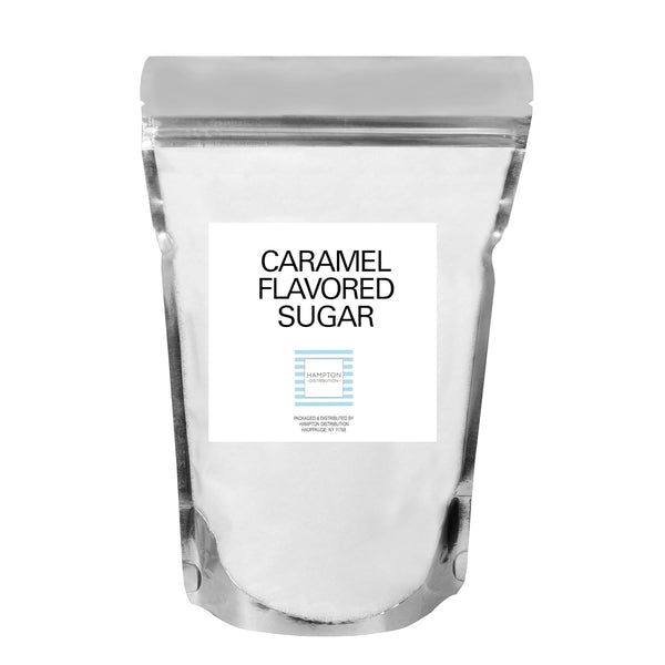 Caramel Flavored Sugar, 8 Ounce Resealable Bag, Hampton Distribution