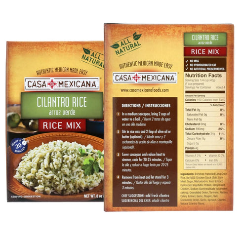 Pack Casa Mexicana Seasoning Mix or Rice Dinner Variety (Rice Dinners)