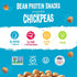Pack (6 Pack) 6 oz Hummus The Good Bean Crunchy Chickpeas - Variety - - Sea Salt, Chili Lime, Sweet Sriracha