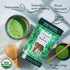 Organic Matcha Green Tea Powder, 3.5 OZ - 80 Servings, Latte & Smoothie Grade, Japanese First Harvest