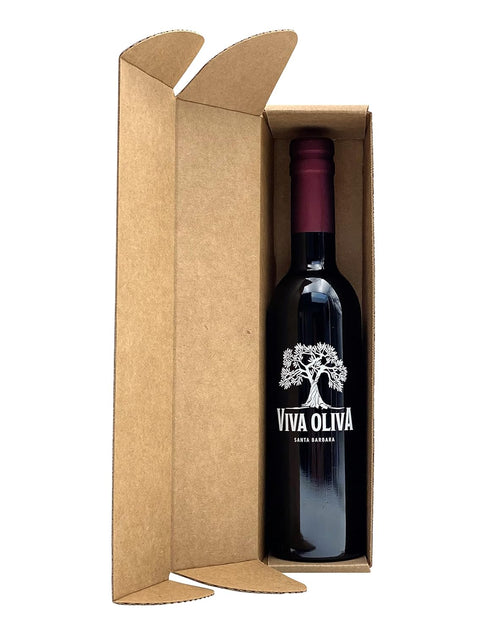 Viva Oliva 375ml (12.7oz) 100% Black Mission Fig Balsamic Vinegar - - Premium Quality - Natural - Barrel Aged Gourmet