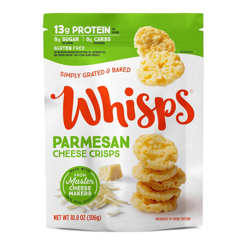 Whisps Cheese Crisps Parmesan Cheese | Protein Chips | Healthy Snacks |