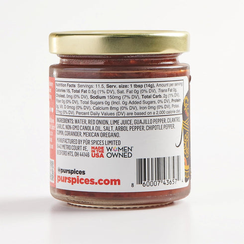 Set 6oz (Pack 3) PUR Spices Tasty Gift Box I of Three Hot Sauces and Cooking Pastes I Recipe Card and Jar Opener