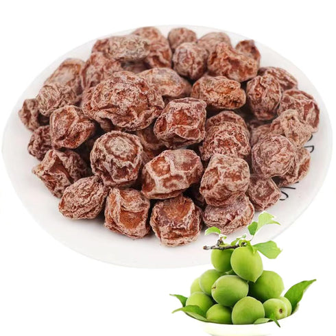 Aandiso 6.34 oz Sweet prune Large plum Preserved Fruits Dried Plum Sweet and Sour Prunes Huamei Casual Snacks Dried