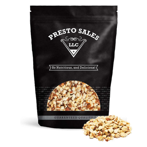 Almonds, "Fresh and Delicious" Small chopped Raw, Perfectly Natural, Quality, Fresh, Ideal