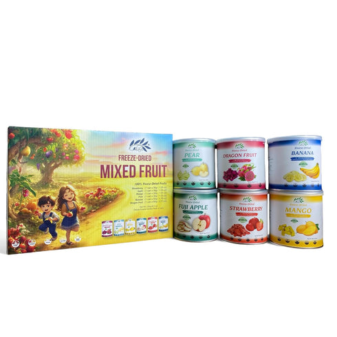 6 1 230 8.1 oz 6 CHAVI Freeze Dried Fruits - Mixed | in | No Added Sugars or Preservatives - Non-GMO, Vegan