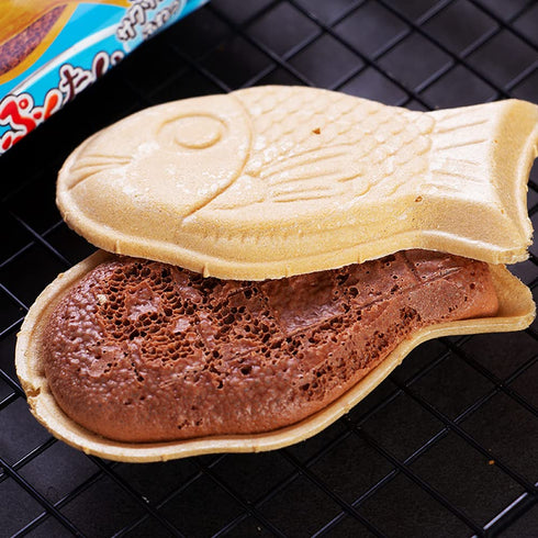NERSQELX 0.6 (Pack 2) Taiyaki, Original flavor, Japanese Sweets Wagashi, Traditional Asian Dessert Snacks, Suitable