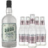 Dhos Handcrafted Non-Alcoholic Gin w 5 Pack Fever Tree Club Soda -