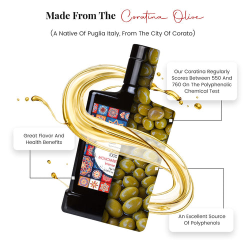 OILALA 707 2024/25 500ml (16.9 Oz) Extra Virgin Olive Oil, Robust Flavor, High Polyphenols, mg/kg High Hydroxytyrosol