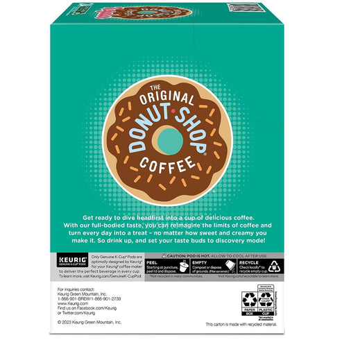96 Count The Original Donut Shop Regular Keurig Single-Serve K-Cup Pods, Medium Roast Coffee