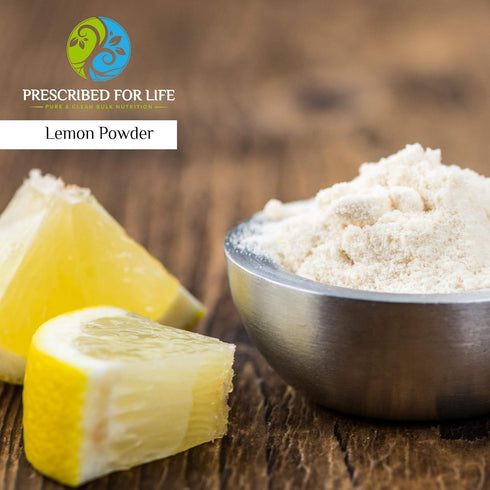 1:2 (1kg 2.2lb) Prescribed for Life Lemon Juice Powder, Natural Spray Dried & Unsweetened Non GMO Lemon Juice