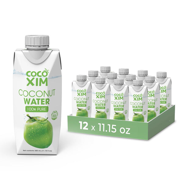 COCOXIM Ready to Drink Pure Coconut Water - 11 oz (Pack of