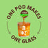 Pack 12 Promise Tea by Java House - Cold-Brewed Tea Concentrate Pods - Ethically Sourced - Green Tea