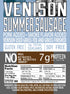Summer Summer Set, Set PEARSON RANCH Wild Game Sausage Sampler - Elk, Bison, Venison, Sausage Gift Exotic Meat Gift