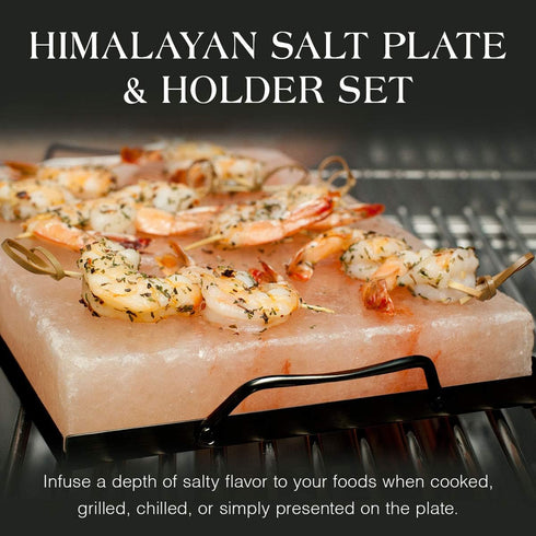 CC6064 Set Charcoal Companion Himalayan Salt Plate & Holder